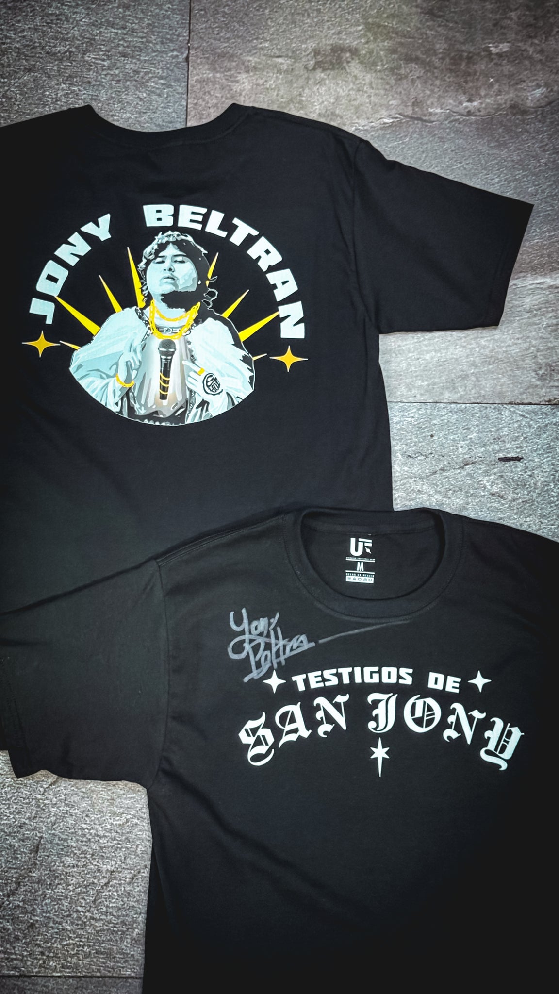 Playera “San Jony Beltrán” UNFREE X Jony Beltrán