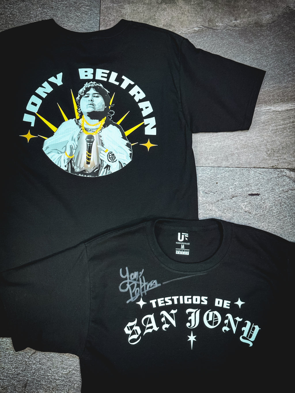 Playera “San Jony Beltrán” UNFREE X Jony Beltrán