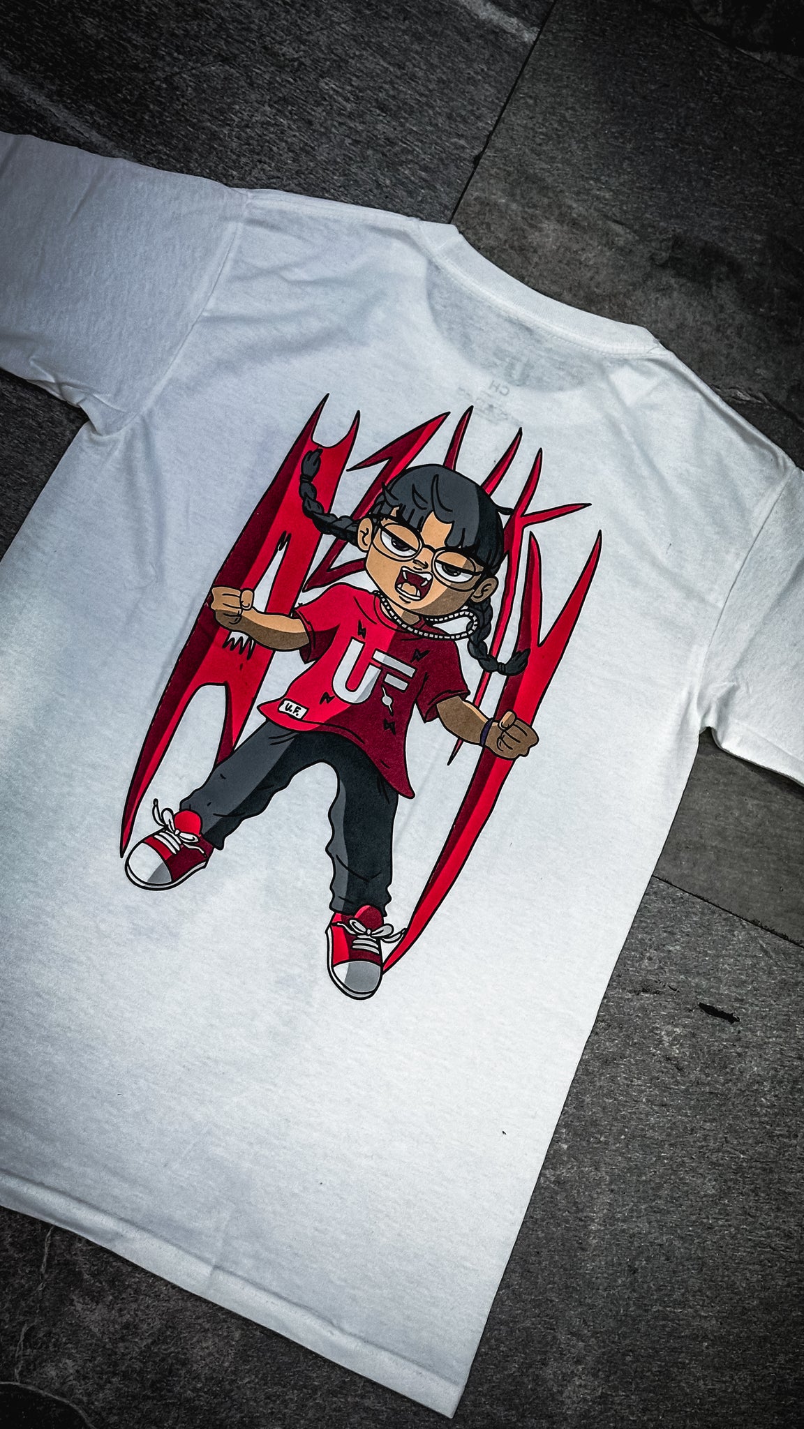 Playera “Azuky X Universo freestyle”