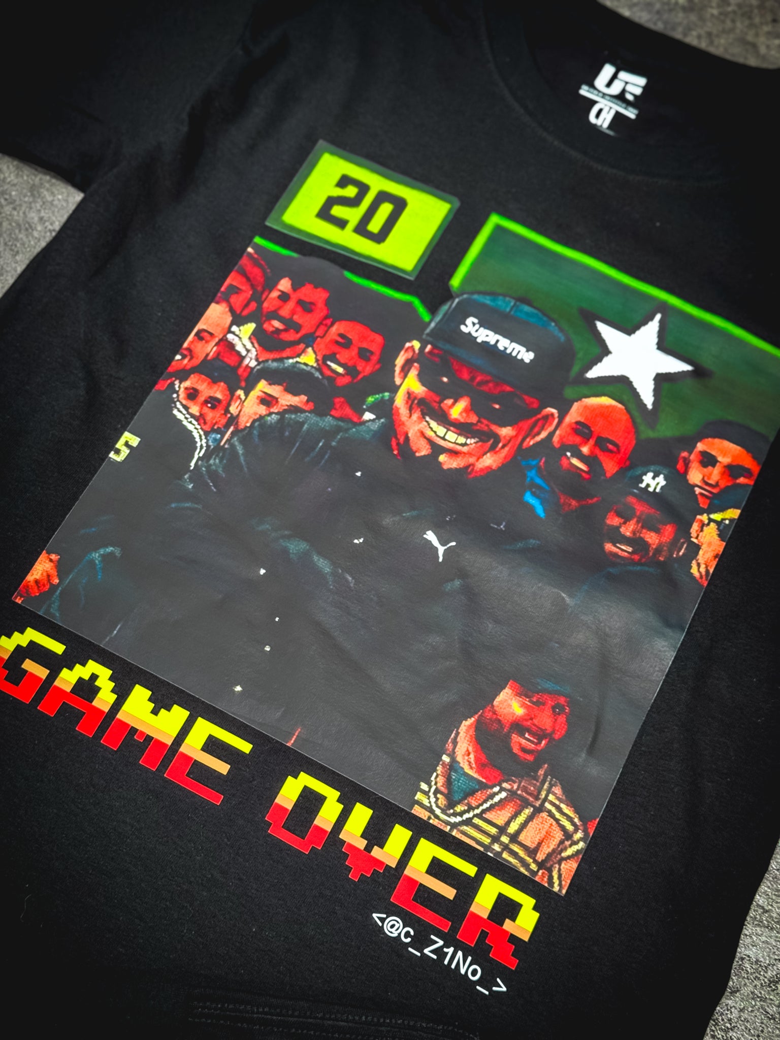 Playera Aczino x Unfree “Game Over” 😈