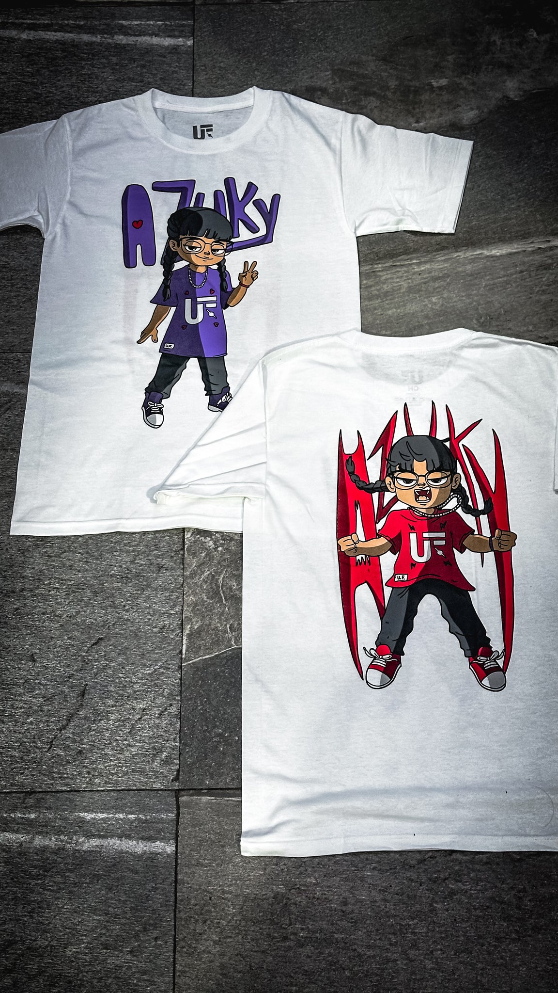 Playera “Azuky X Universo freestyle”