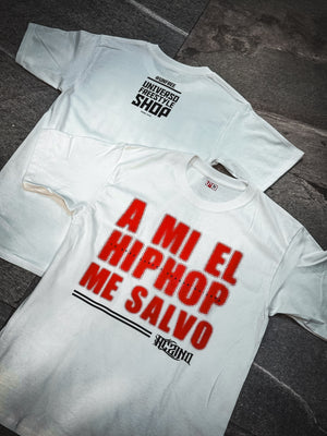 Playera “A mí el Hip Hop me salvó” 🔴