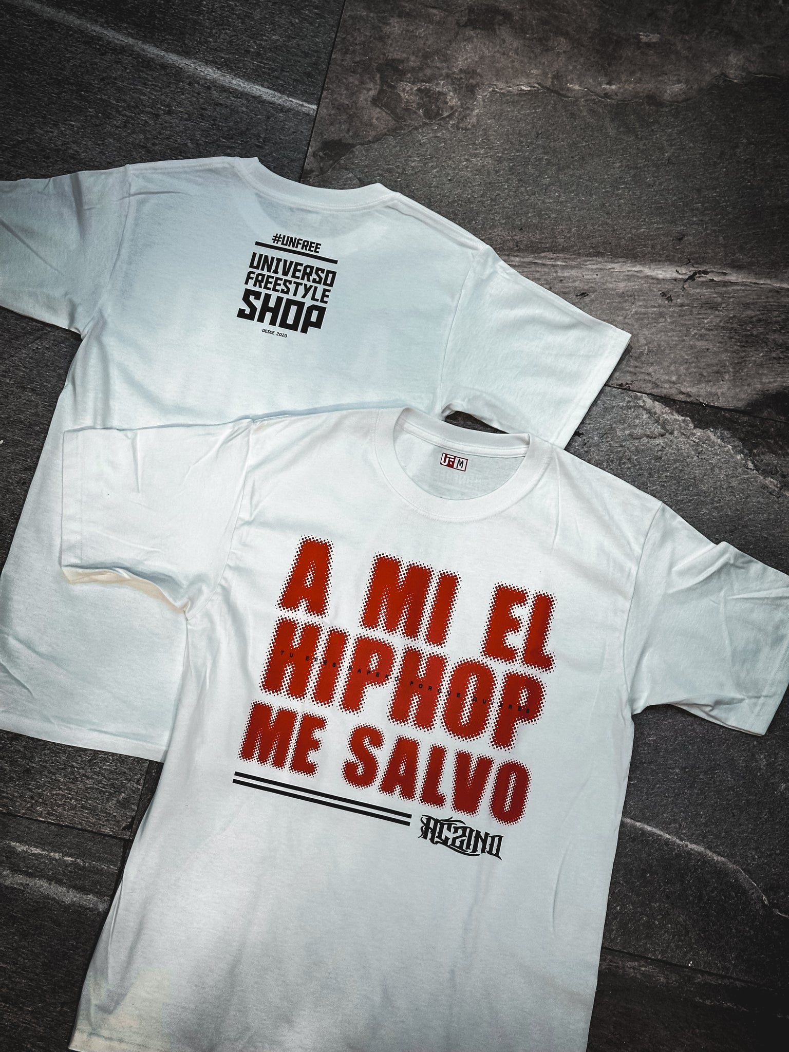 Playera “A mí el Hip Hop me salvó” 🔴